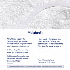 Ritual Sleep Melatonin packaging emphasizing vanilla flavor and vegan formulation.
