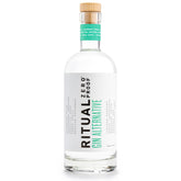 Ritual Zero-Proof gin bottle, a non-alcoholic option for elevated cocktails.