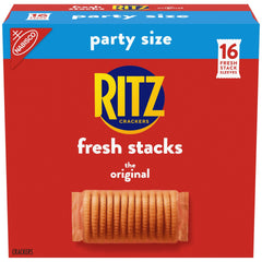 RITZ Fresh Stacks Original Crackers in a box ready for sharing.