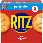 RITZ Original Crackers packaging featuring the 27.4 oz party box, ideal for gatherings