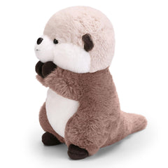 Riuhot Cute Otter Plush face, soft and inviting for gentle playtime.
