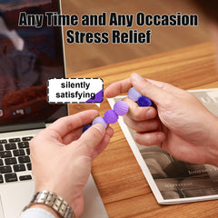 RIVGOT silent fidget action at an office scene demonstrating quiet, distraction-free use