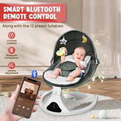 RIVIPLOU swing with detachable-seat-pad for quick cleanup and cozy comfort.