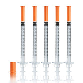 Rixbao 1ml syringe with an 8mm needle, ideal for precise dosing.