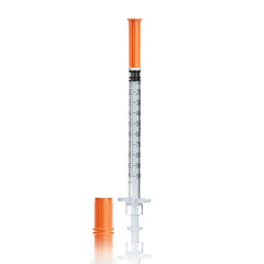 Rixbao compact 1ml syringe in sealed packaging for storage.