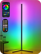 RIYO LED corner lamp displays a color spectrum for mood setting