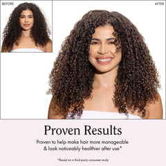 Rizos Curls spray featuring shea butter moisture without greasiness on curls.