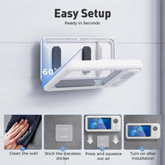 RMOKISIN 360-degree rotating ball head lets you find the perfect viewing angle.