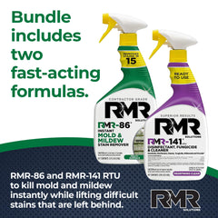 RMR-141 RTU bottle – disinfects and prevents mildew regrowth on various surfaces