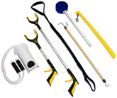 RMS Premium hip kit with 32-inch reacher enabling safe item retrieval from the floor or shelves