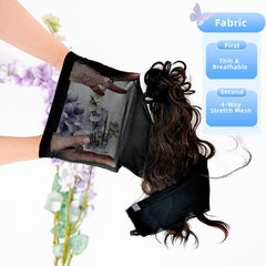 Roaming universal-fit 32-inch loc sleeve adaptable for all hair types