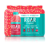 ROAR Organic Complete Hydration bottle with strawberry-lemonade flavor for quick post-workout refreshment