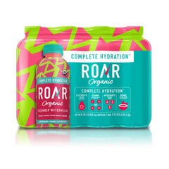 ROAR Organic Electrolyte Infusion cucumber-watermelon bottle for refreshing hydration on the go