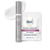 RoC Derm Correxion eye repair cream tube closeup for soothing, brightening look
