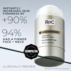 RoC Retinol Firming Serum Stick targets neck contour and texture.