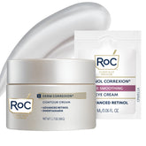 RoC Derm Correxion neck cream packaging tube shows premium branding for daily anti aging care