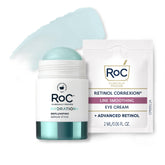 RoC Hydration+ Replumping Serum Stick being applied for quick hydration