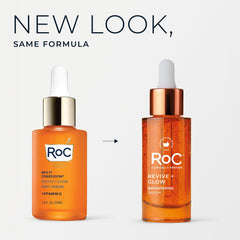 RoC Multi Correxion Revive + Glow serum dropper enables precise daily application.