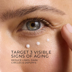 RoC eye cream texture swirl showing creamy formula for gentle use