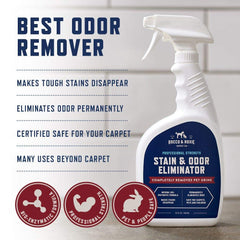 Rocco & Roxie spray nozzle for controlled stain treatment