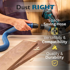 Rockler Click-Connect adapter provides quick secure tool transitions.