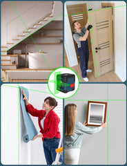 RockSeed Laser Level in tilt/manual mode for unrestricted angle use.
