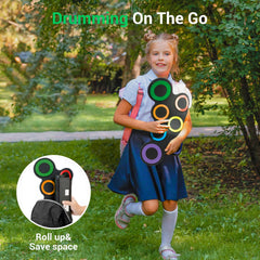 ROCKSOCKI headphones included for quiet practice without distractions.
