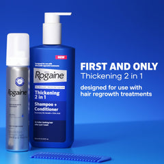 Rogaine keratin ingredient close-up signaling stronger strands.