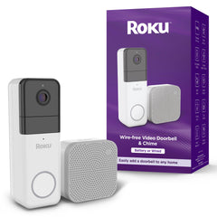 Roku Doorbell wire-free setup demonstrating simple installation options
