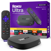 Roku Ultra with Pro backlit remote for easy night viewing
