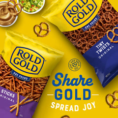 Rold Gold 1 oz sticks ready for a quick bite at work or school