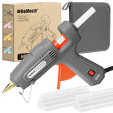 ROMECH full-size hot glue gun with dual power for versatile crafting and repairs.