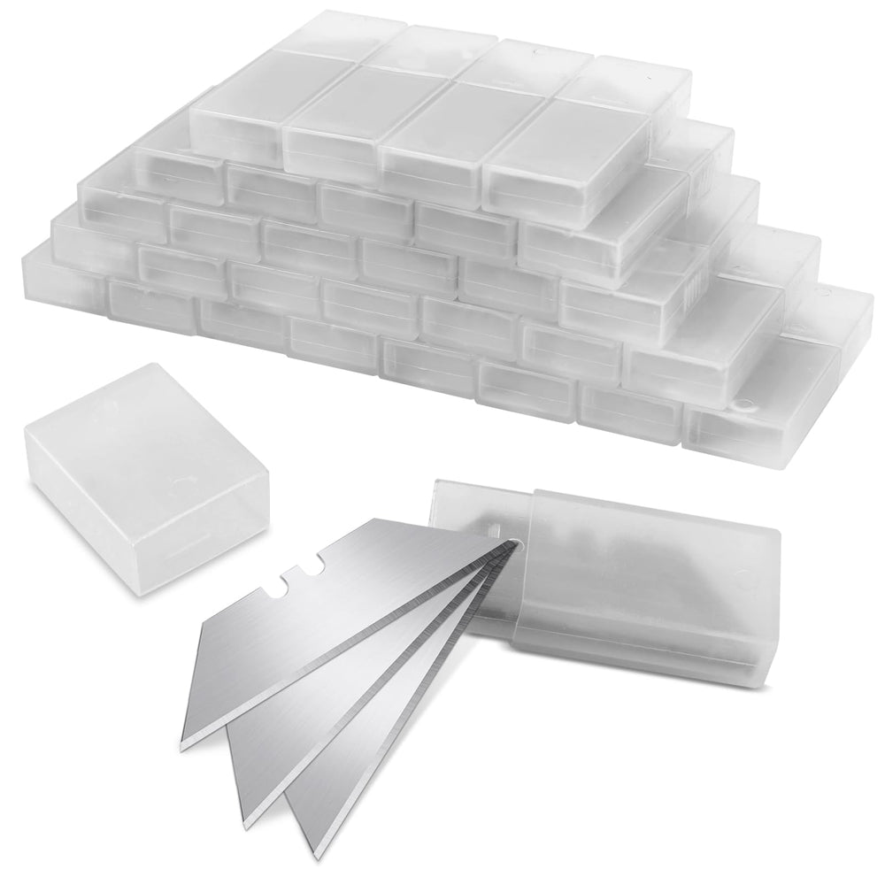 Romeda SK5 box cutter blades refills stored in a box for easy access