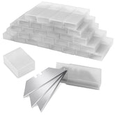 Romeda SK5 box cutter blades refills stored in a box for easy access