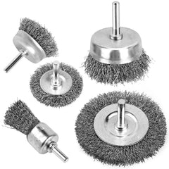 Romeda wire wheel brush 3in 75mm removes rust from metal surfaces