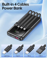 RONEGN USB-C and iOS fast charging cables power devices quickly.