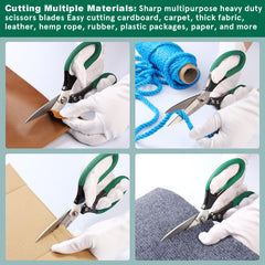 RooPro Heavy Duty Scissors aluminum handle provides a comfortable, non-slip grip during long tasks.
