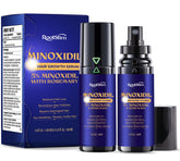 RootStim 5% Minoxidil bottle for targeted scalp treatment and fuller-looking hair