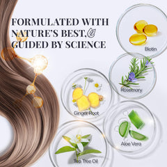 Creamy lather with rosemary aroma from RootStim Biotin and Rosemary Shampoo