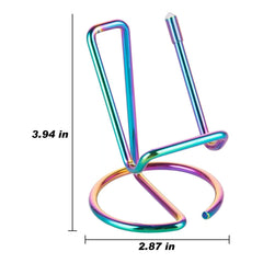 roposy rainbow desk stand showcases seamless one-line forming design.