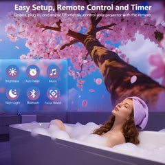 Rossetta 3D Projector in kids' room sparking imagination