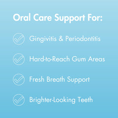 Mint flavored Perio Restore Gel provides refreshing breath during treatment.