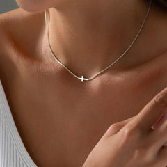 Rotnso cross necklace gift-ready box packaging ideal for birthdays or holidays