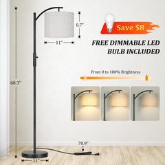 ROTTOGOON rotating head arc lamp for precise angle control during work or study.