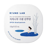 Round Lab Birch Juice Sun Cushion compact with mineral protection on the go