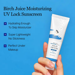 Two-pack ROUND LAB Birch Juice SPF 45 for convenient sun protection at home