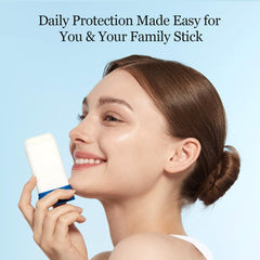 Round Lab Birch Juice Sun Stick delivers a dewy, non-greasy finish