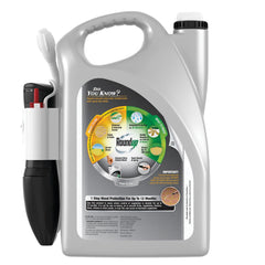 Roundup Dual Action 365 used on driveway cracks to kill weeds.