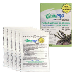 Roundup Quick Pro box for preparing 5 gallons of weed control solution quickly.