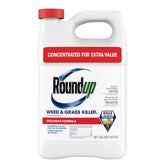 Roundup Weed & Grass Killer₄ Concentrate bottle ready for weed control.